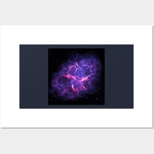 Crab Nebula, as Seen by Herschel and Hubble Posters and Art